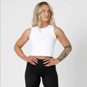 Paragon White Crop Top